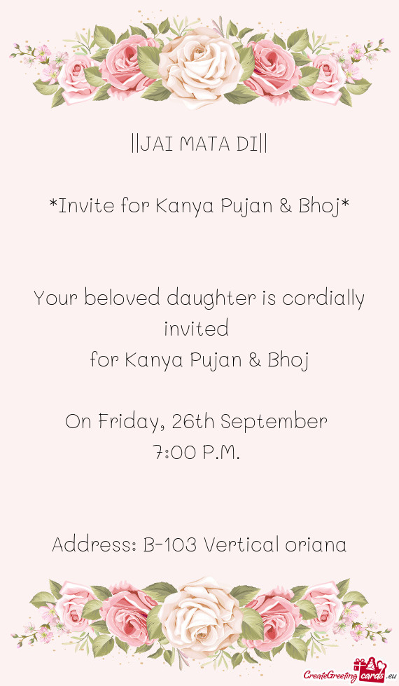 On Friday, 26th September