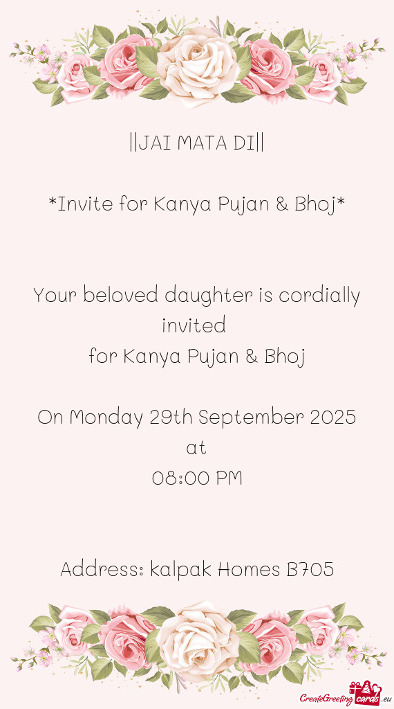 On Monday 29th September 2025 at