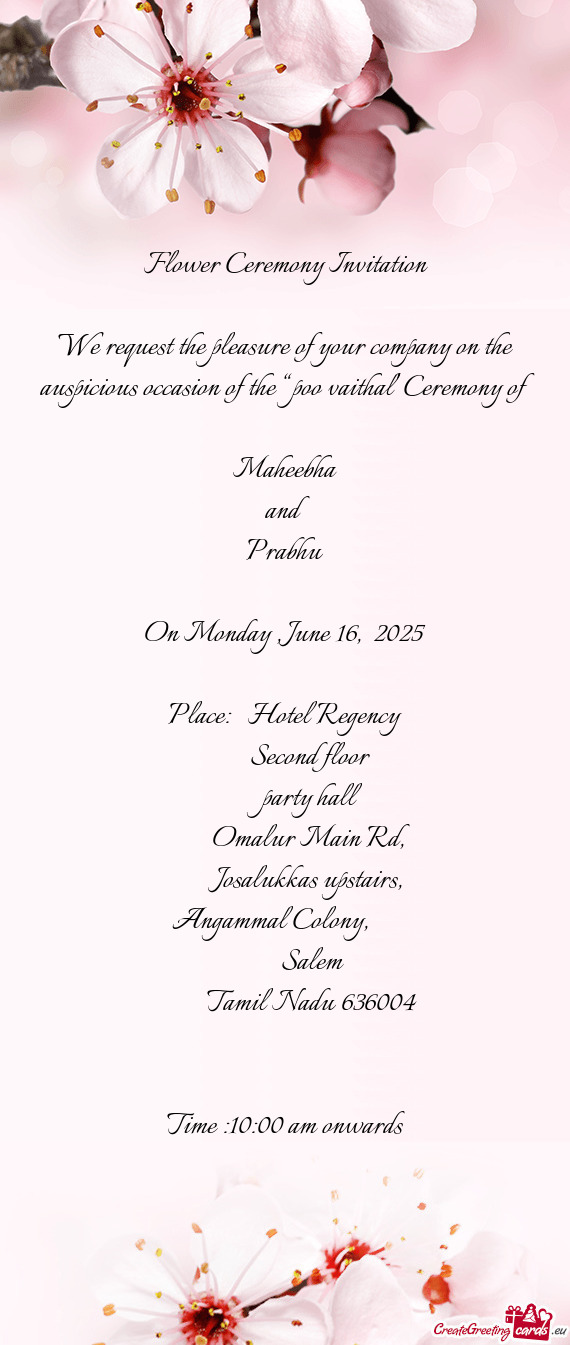 On Monday , June 16, 2025