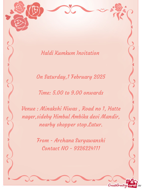 On Saturday,1 February 2025