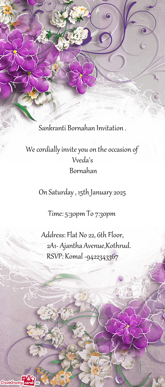 On Saturday , 15th January 2025