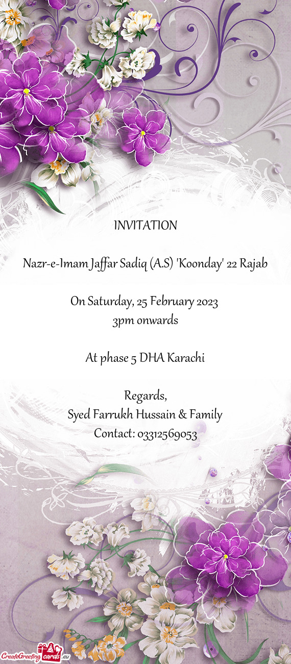 On Saturday, 25 February 2023 Free cards