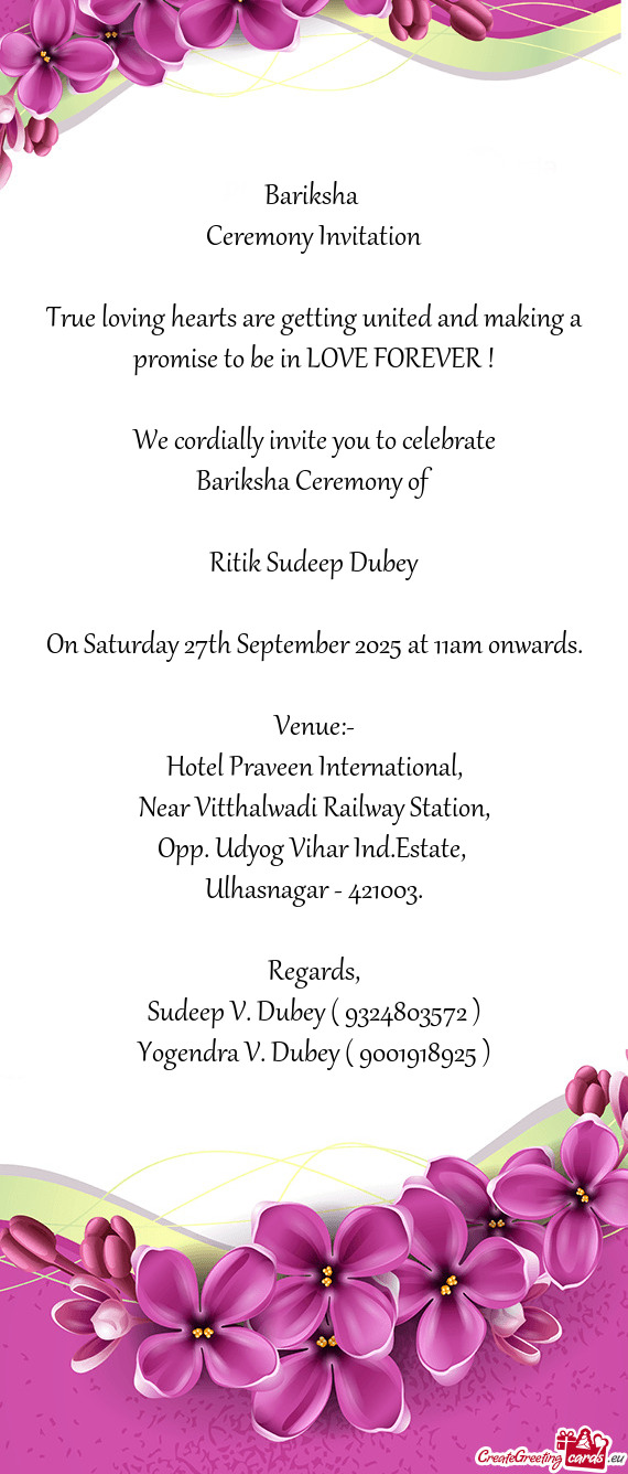 On Saturday 27th September 2025 at 11am onwards