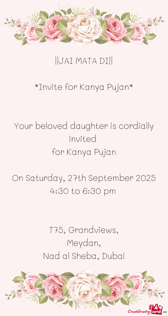 On Saturday, 27th September 2025