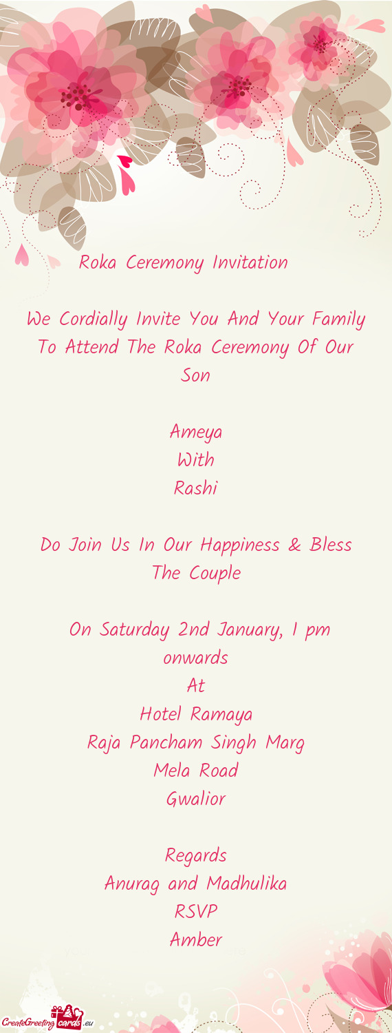 On Saturday 2nd January, 1 pm onwards