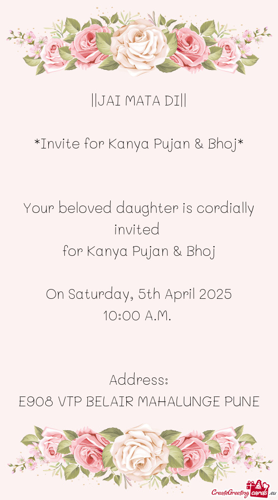 On Saturday, 5th April 2025