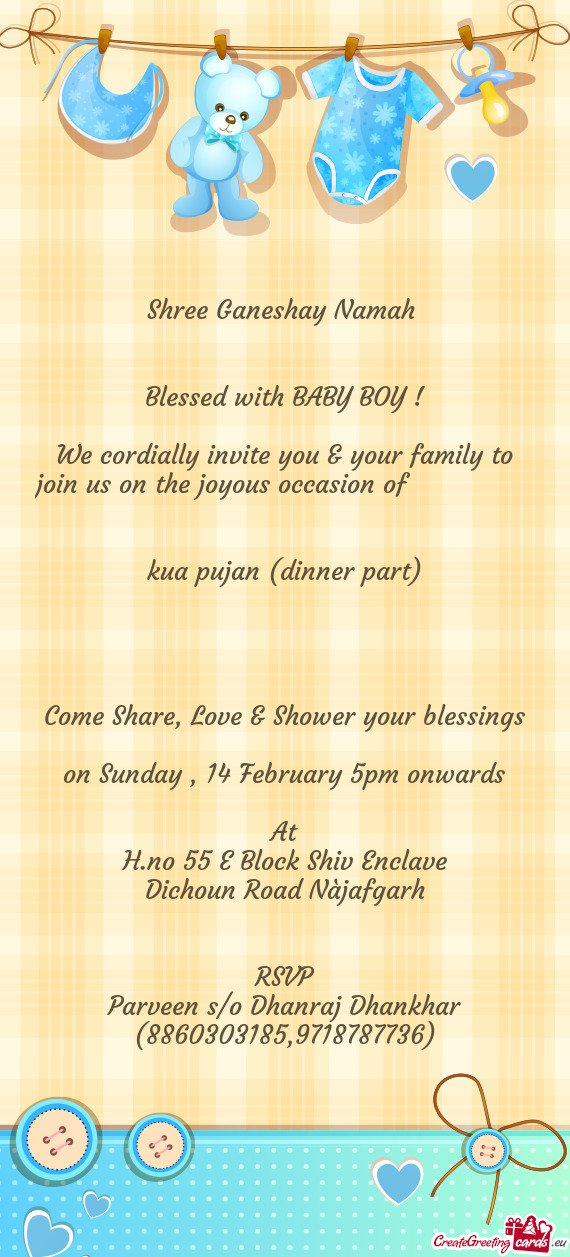 On Sunday , 14 February 5pm onwards
