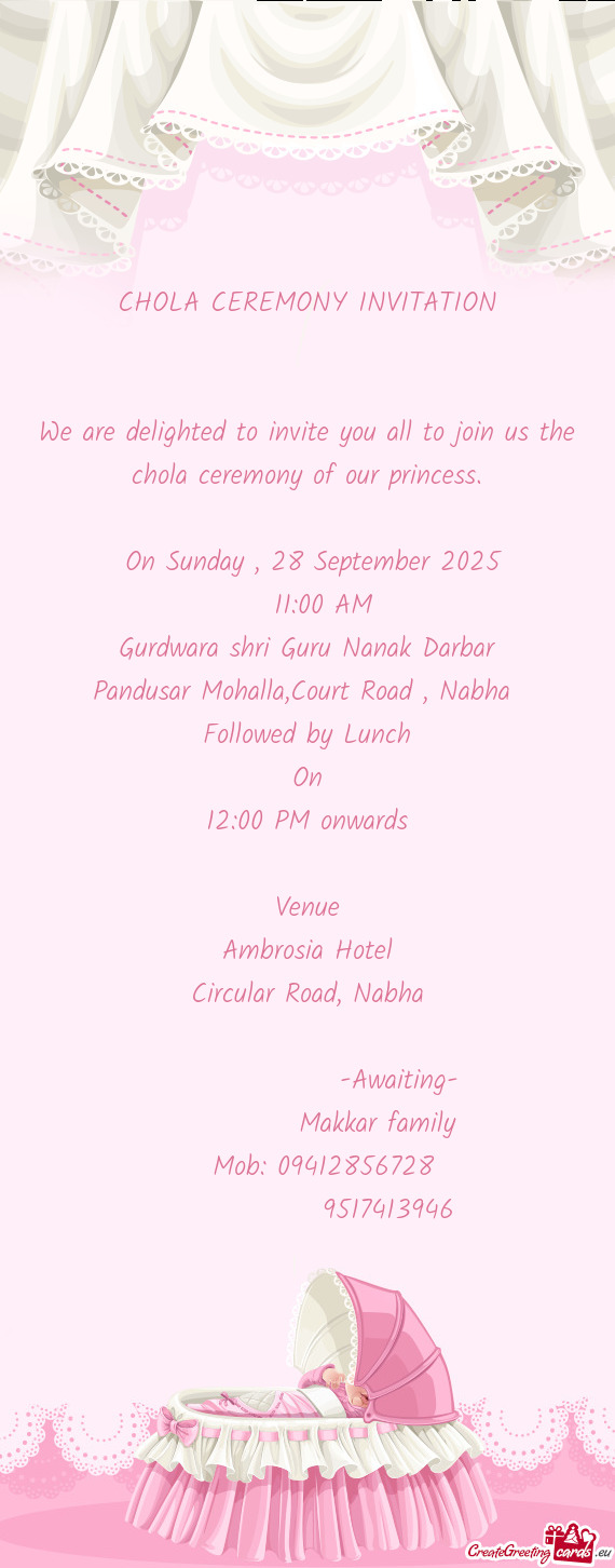 On Sunday , 28 September 2025