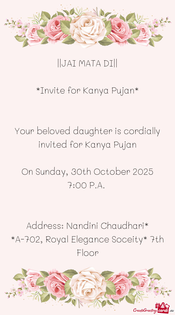 On Sunday, 30th October 2025