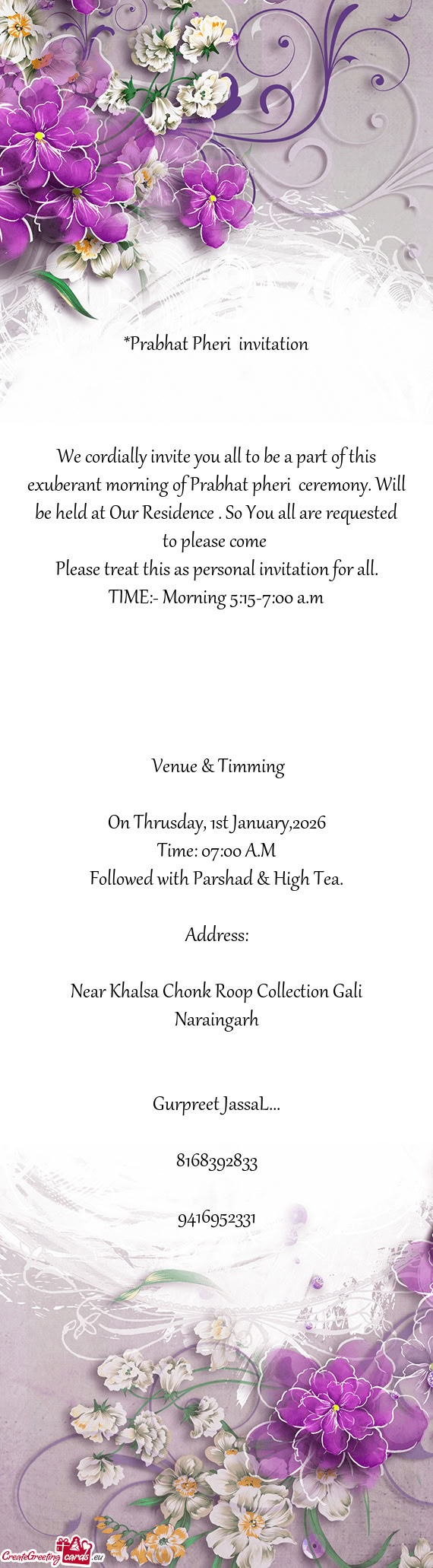 On Thrusday, 1st January,2026