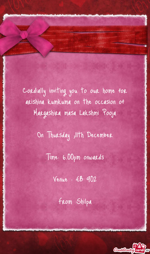 On Thursday ,11th December