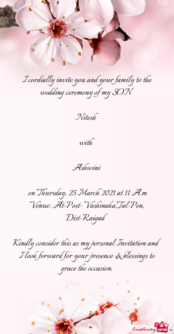On Thursday, 25 March 2021 at 11 A.m