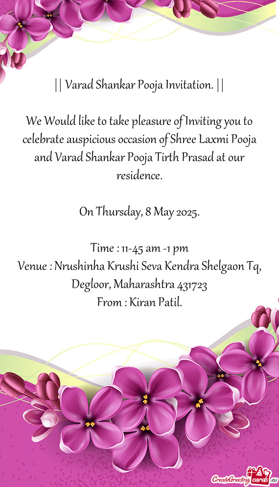 On Thursday, 8 May 2025