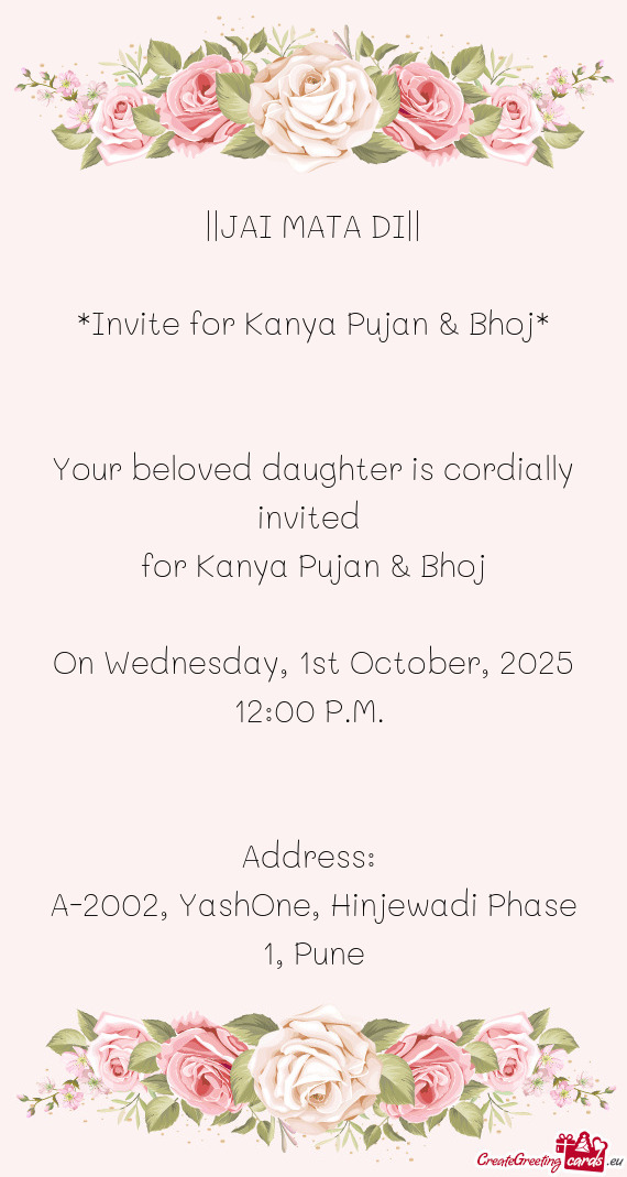 On Wednesday, 1st October, 2025