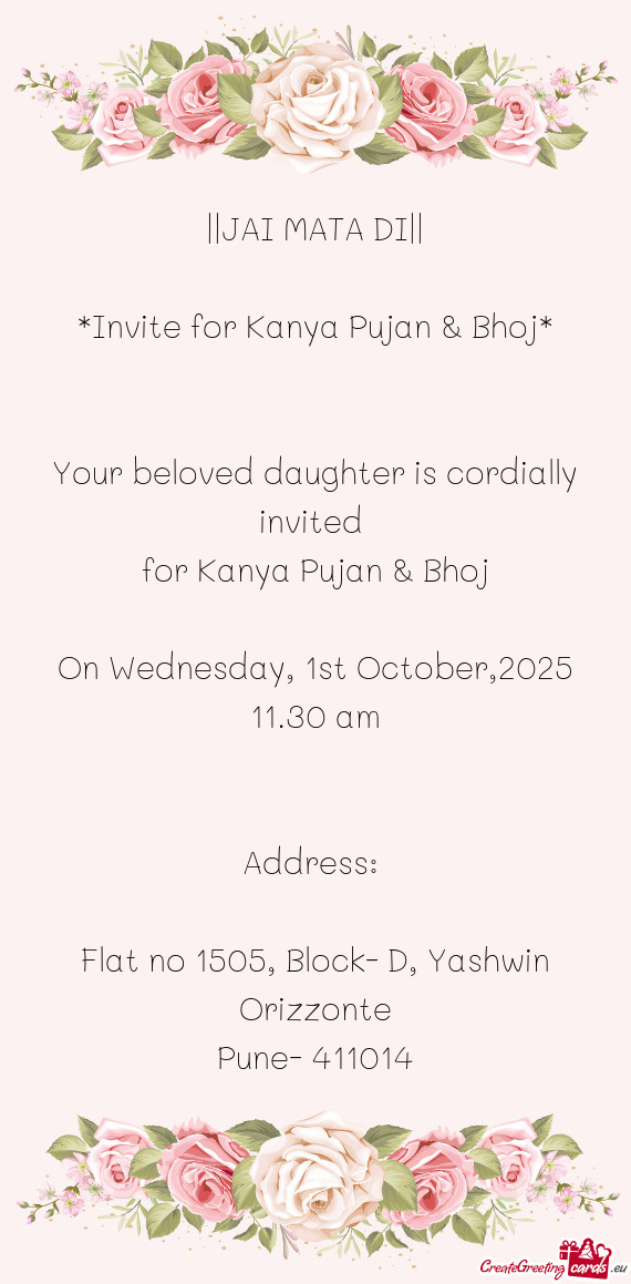 On Wednesday, 1st October,2025