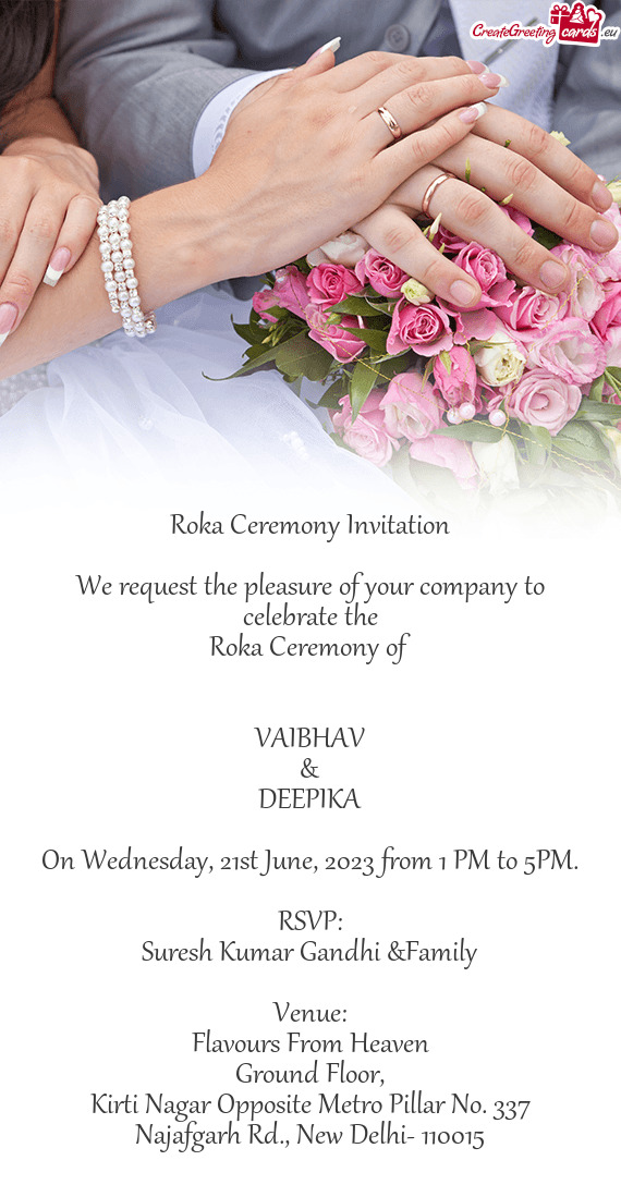 On Wednesday, 21st June, 2023 from 1 PM to 5PM