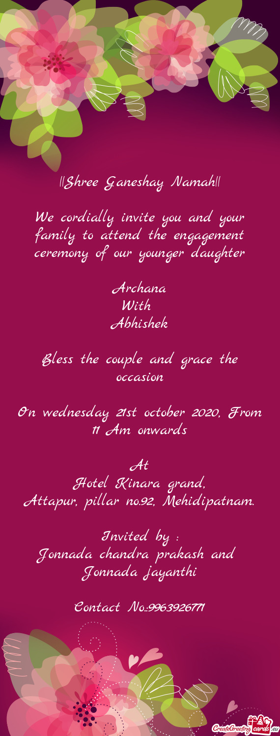 On wednesday 21st october 2020, From 11 Am onwards