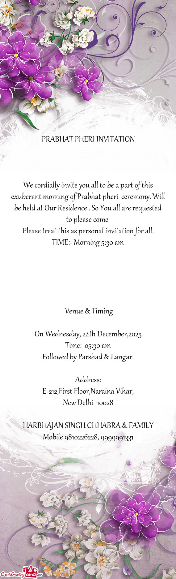 On Wednesday, 24th December,2025