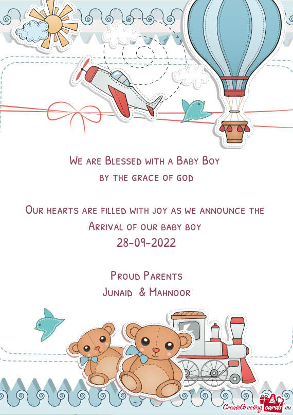 Our hearts are filled with joy as we announce the