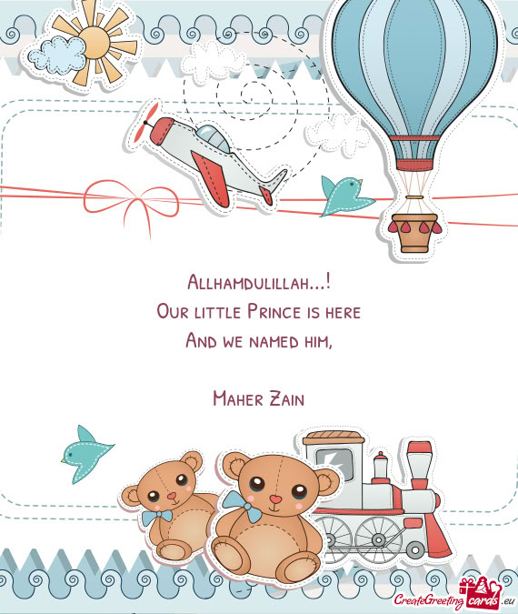 Our little Prince is here