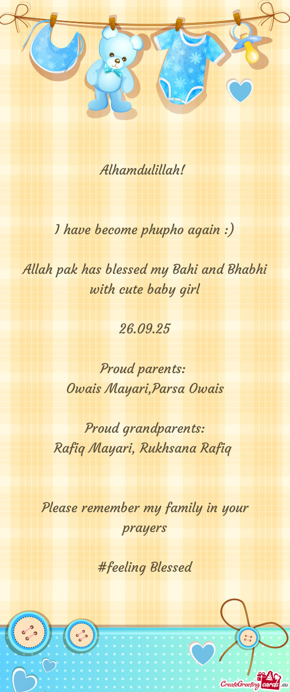 Owais Mayari,Parsa Owais