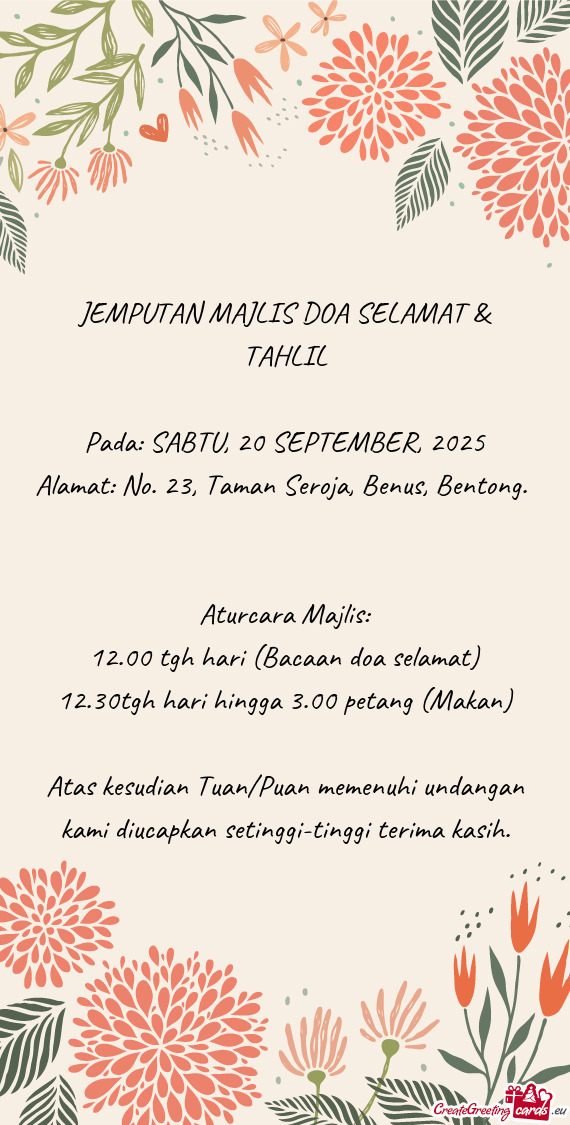 Pada: SABTU, 20 SEPTEMBER, 2025