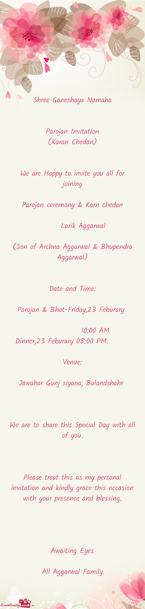 Parojan & Bhat-Friday,23 Feburary