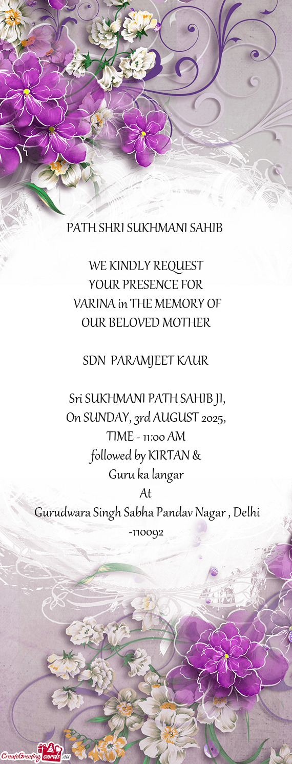 🙏PATH SHRI SUKHMANI SAHIB 🙏
