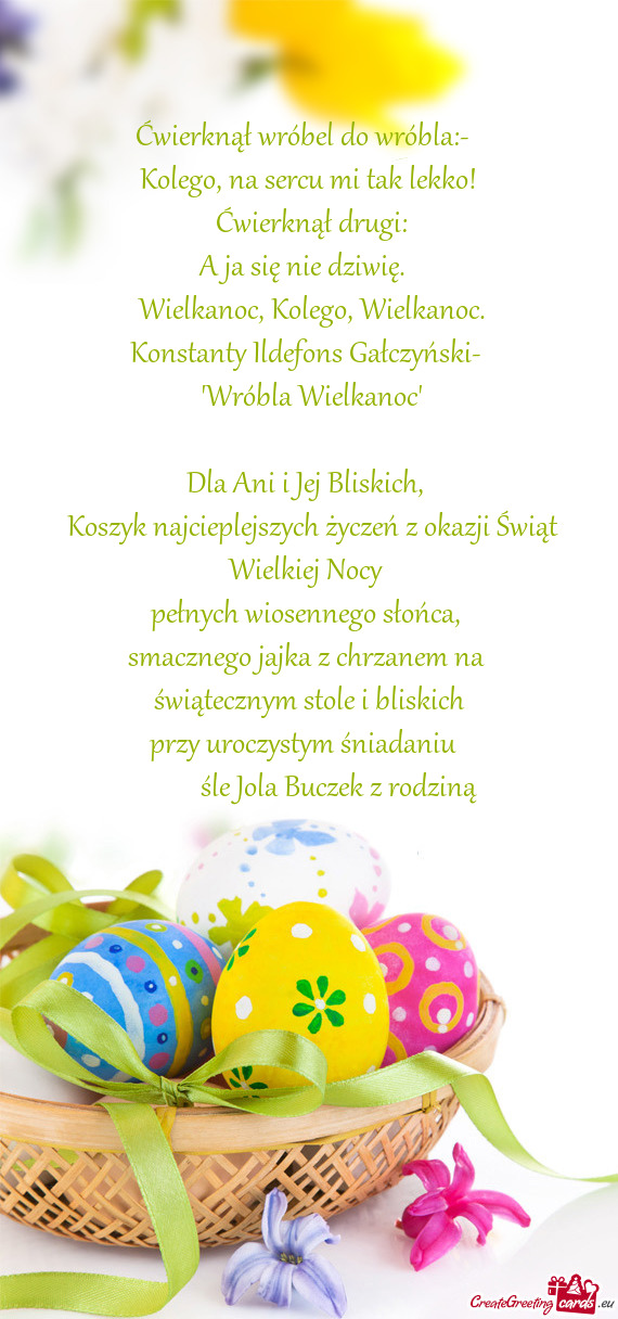 Pełnych wiosennego słońca