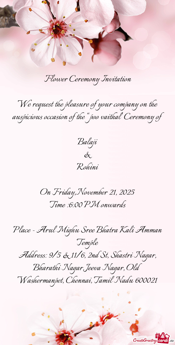 Place - Arul Mighu Sree Bhatra Kali Amman Temple