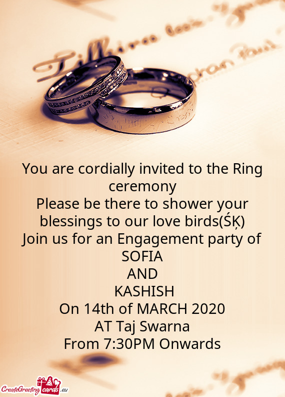 Please be there to shower your blessings to our love birds(ŚĶ)