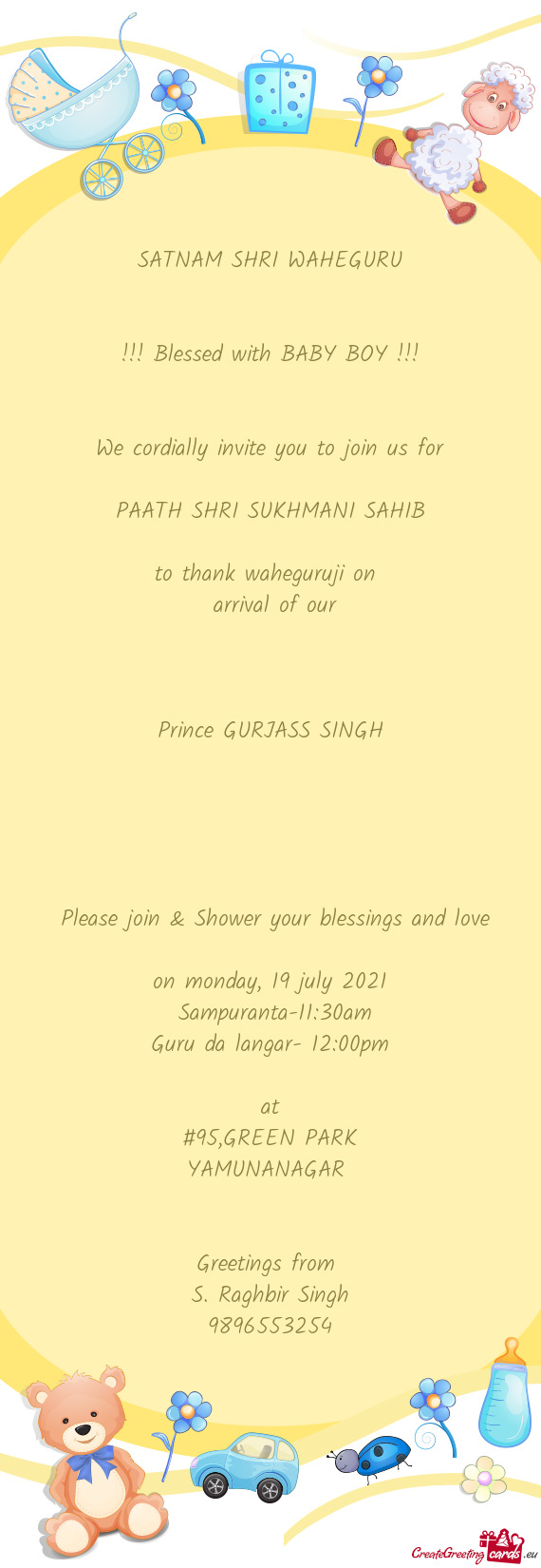Please join & Shower your blessings and love