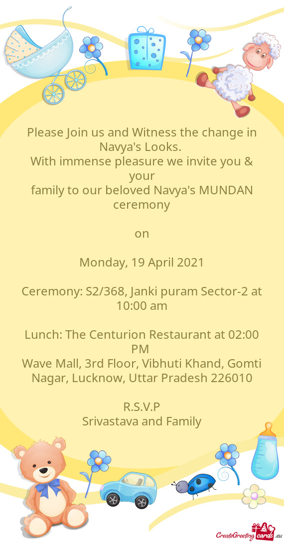 Please Join us and Witness the change in Navya