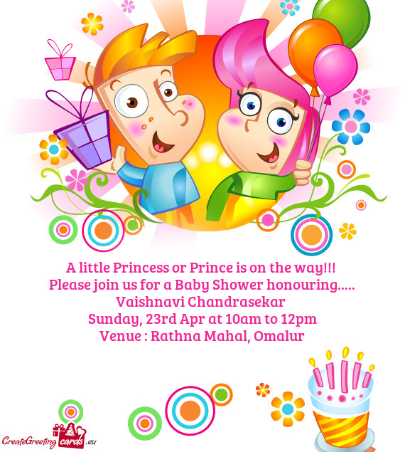 Please join us for a Baby Shower honouring