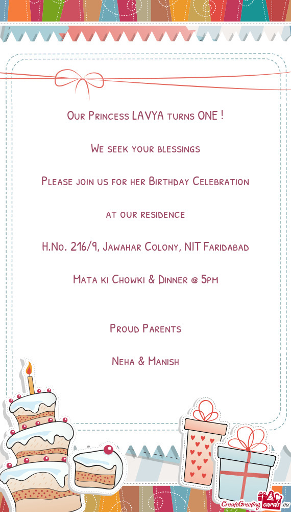 Please join us for her Birthday Celebration