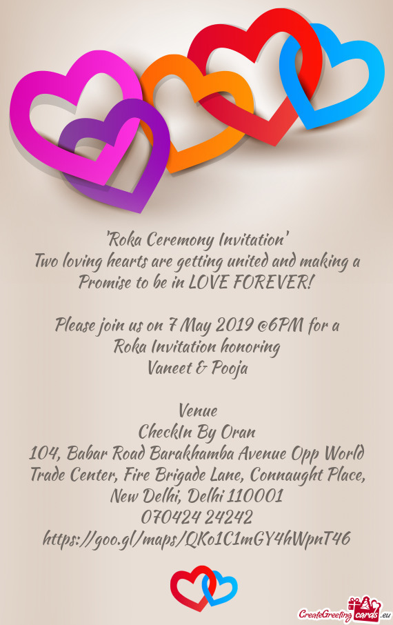 Please join us on 7 May 2019 @6PM for a