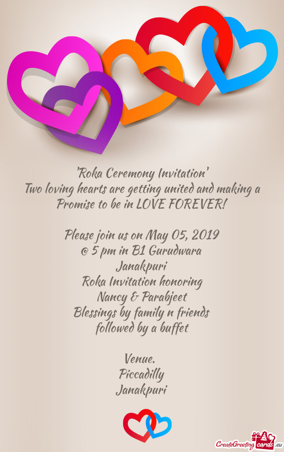 Please join us on May 05, 2019