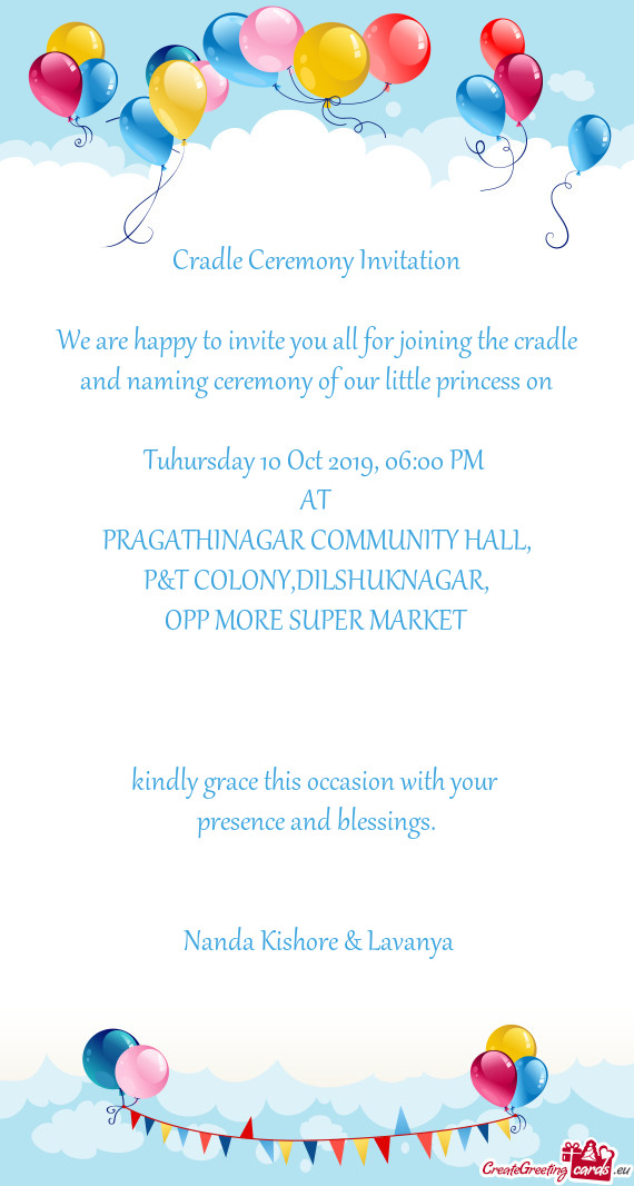 PRAGATHINAGAR COMMUNITY HALL
