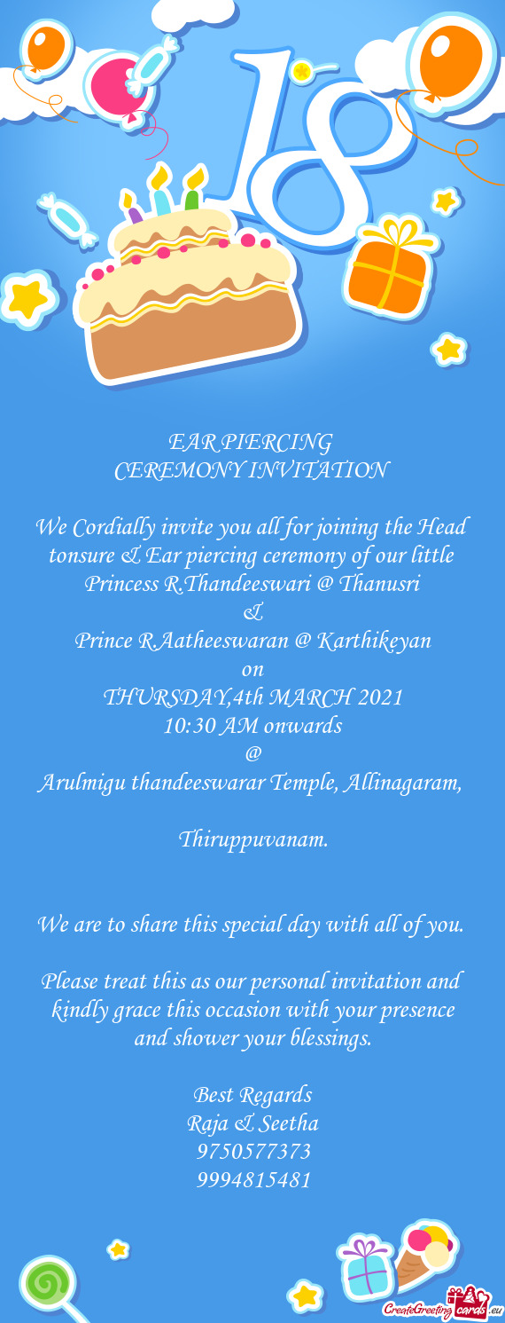 Prince R.Aatheeswaran @ Karthikeyan
