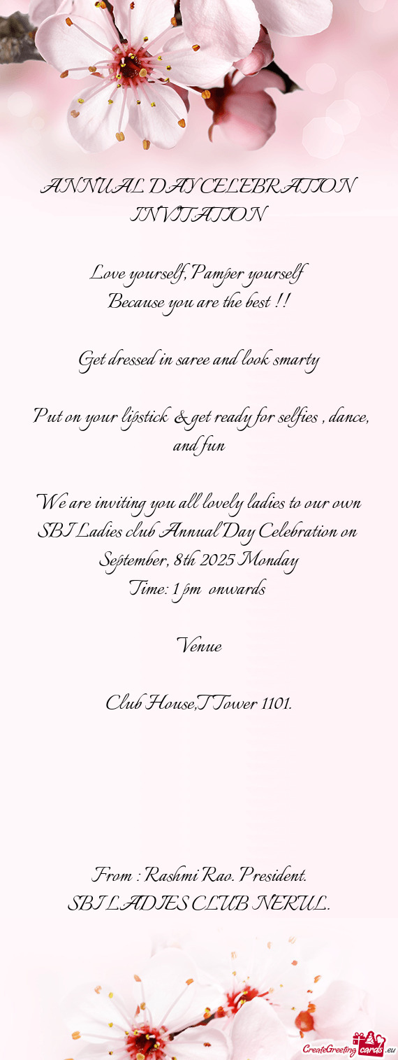 Put on your lipstick & get ready for selfies , dance, and fun