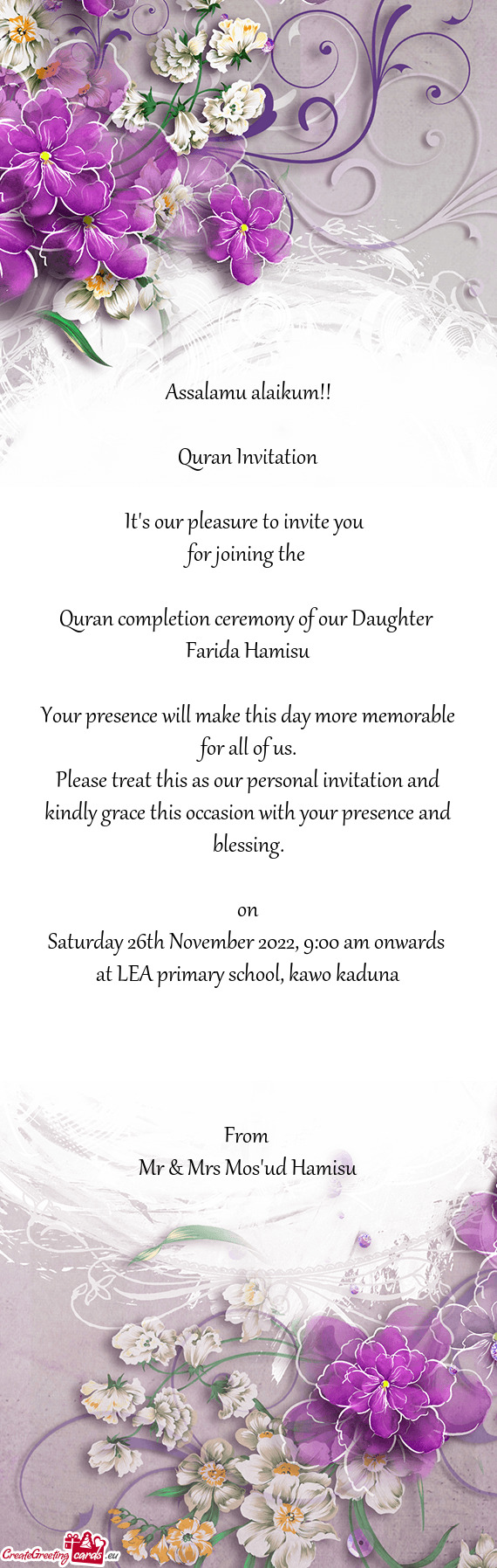 Quran Invitation