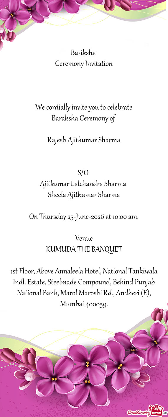 Rajesh Ajitkumar Sharma