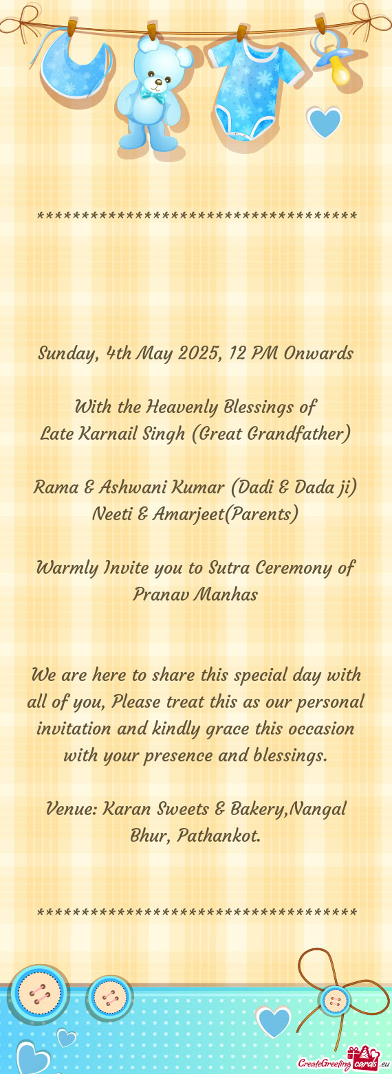 Rama & Ashwani Kumar (Dadi & Dada ji)