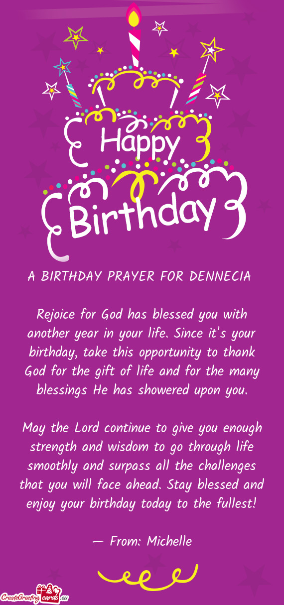 Rejoice for God has blessed you with another year in your life. Since it