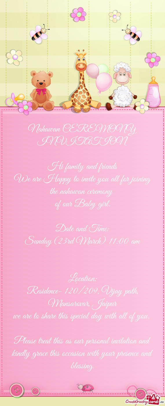 Residence- 120/209, Vijay path, Mansarovar, Jaipur