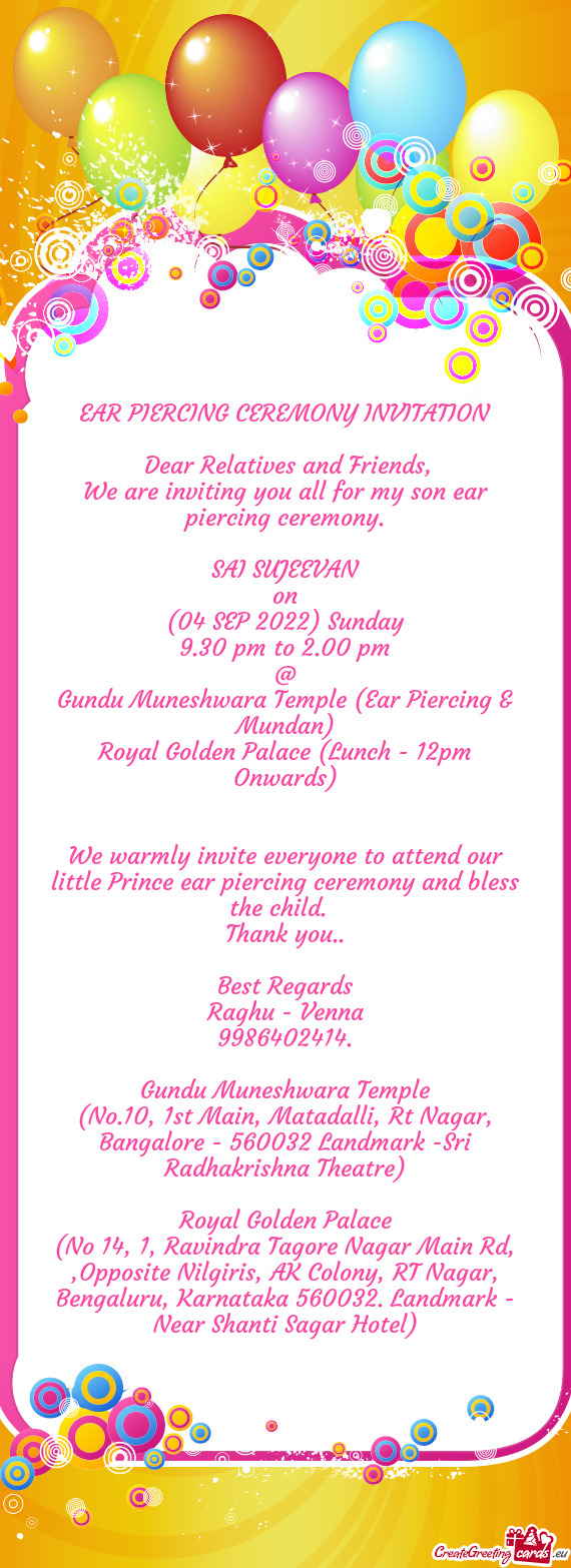 Royal Golden Palace (Lunch - 12pm Onwards)