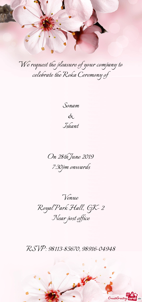 Royal Park Hall, GK- 2