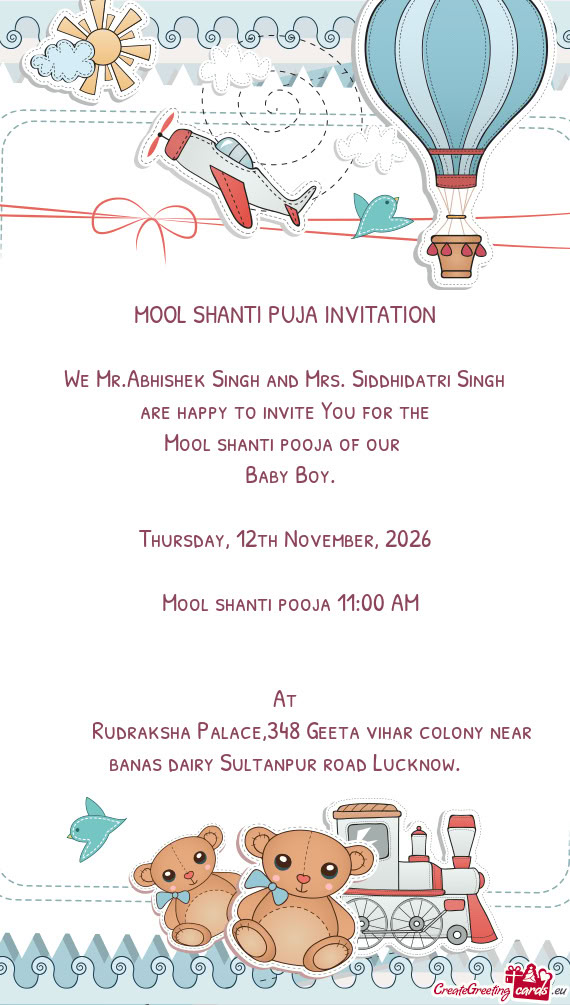 Rudraksha Palace,348 Geeta vihar colony near banas dairy Sultanpur road Lucknow