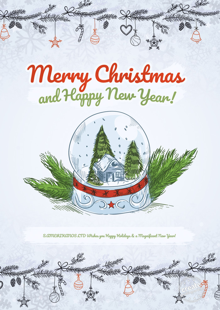 S.AMERIKANOS LTD Wishes you Happy Holidays & a Magnificent New Year