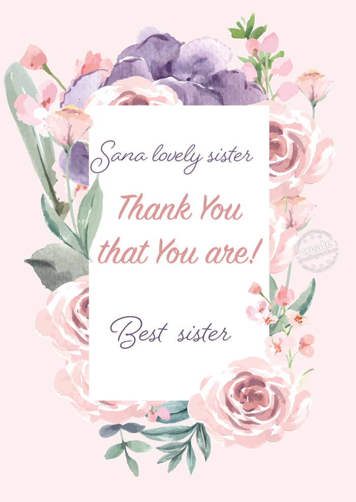 Sana lovely sister Best sister
